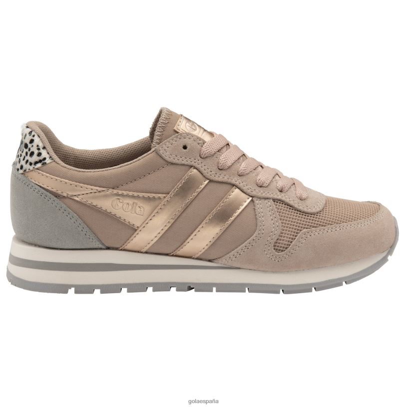 calzado V4PZL373 mujer Gola zapatillas clásicas daytona jungle rubor rosa/guepardo
