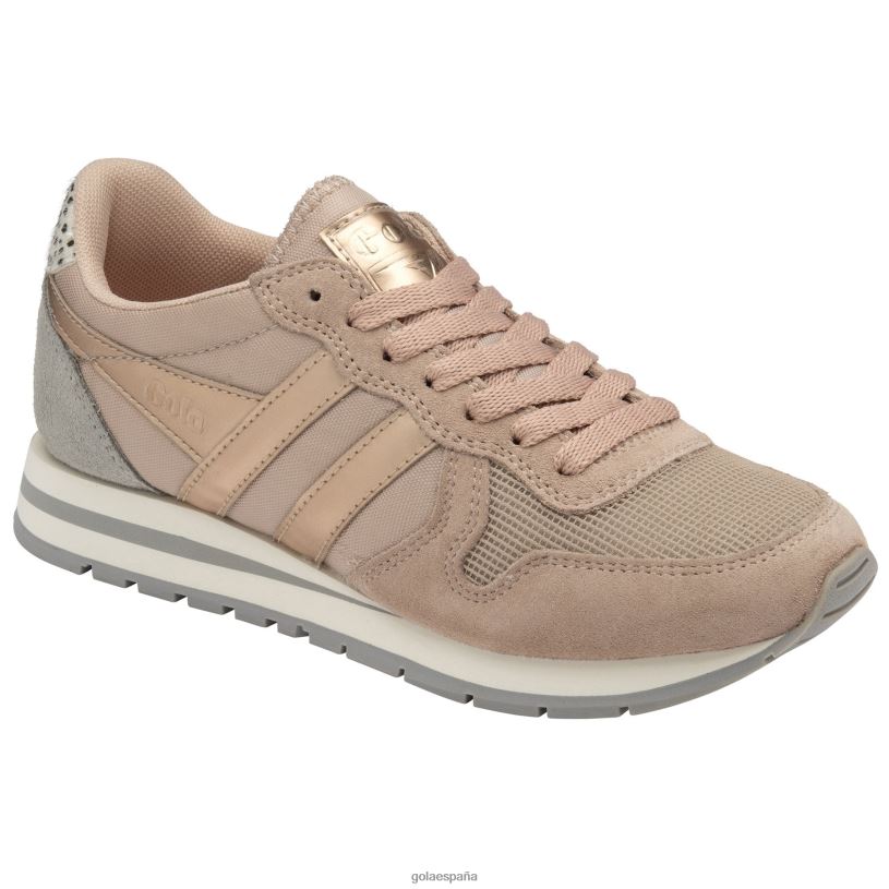 calzado V4PZL373 mujer Gola zapatillas clásicas daytona jungle rubor rosa/guepardo