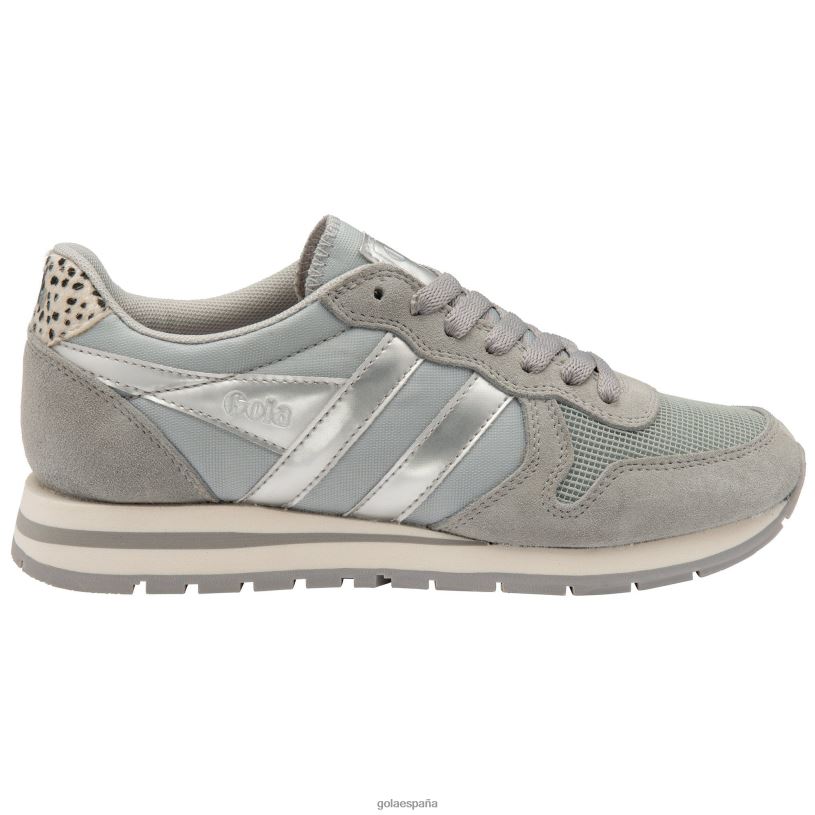calzado V4PZL374 mujer Gola zapatillas clásicas daytona jungle gris claro/guepardo
