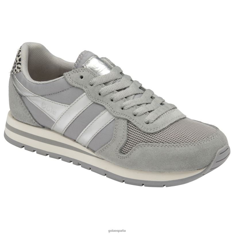 calzado V4PZL374 mujer Gola zapatillas clásicas daytona jungle gris claro/guepardo