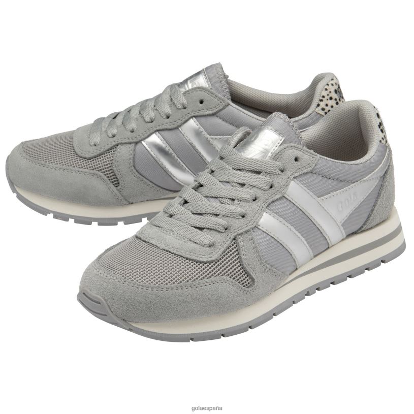 calzado V4PZL374 mujer Gola zapatillas clásicas daytona jungle gris claro/guepardo