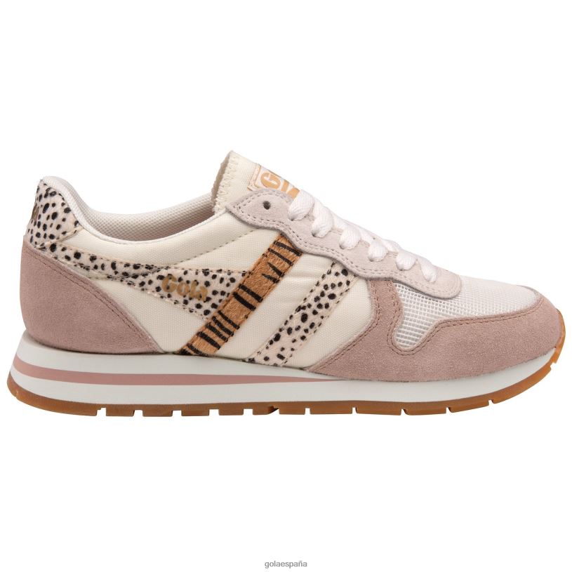 calzado V4PZL376 mujer Gola zapatillas clásicas safari daytona blanquecino/flor