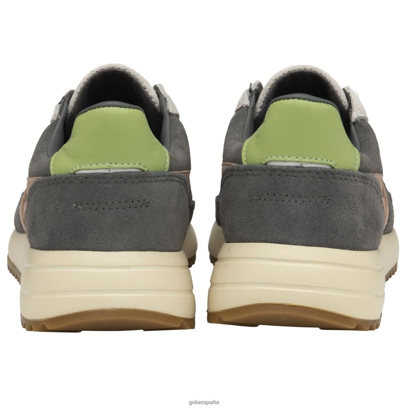 calzado V4PZL384 mujer Gola zapatillas clásicas chicago blanco/rosa perla/verde pátina