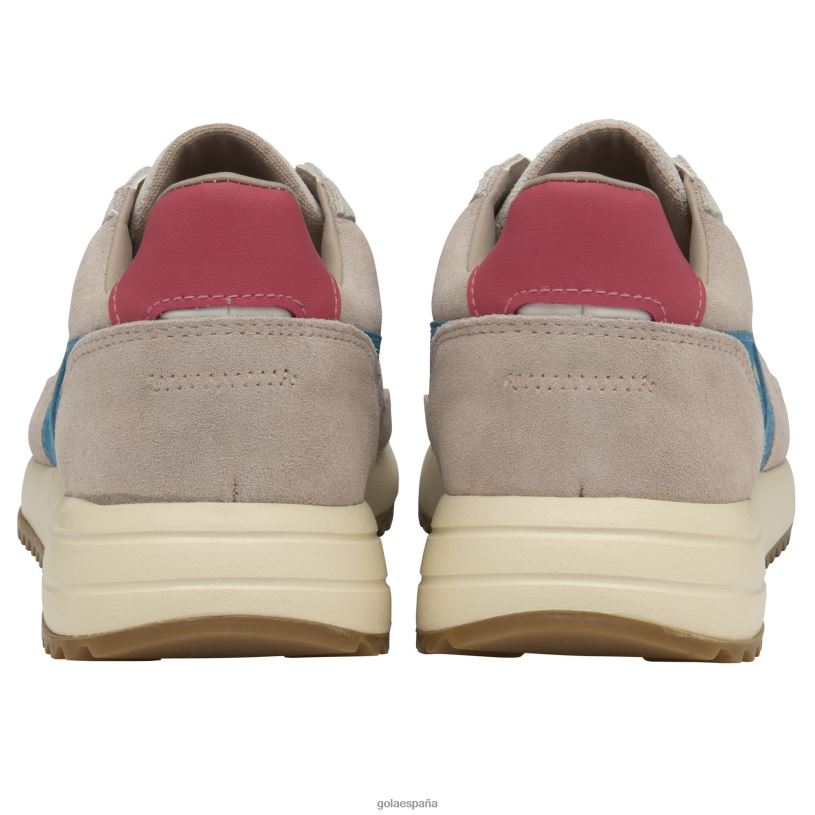 calzado V4PZL385 mujer Gola zapatillas clásicas chicago blanco/laguna/rosa flúor