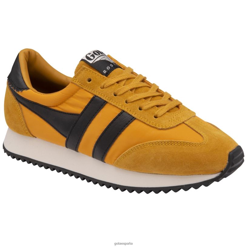 calzado V4PZL386 mujer Gola zapatillas clásicas boston '78 sol/negro