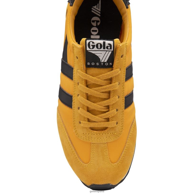 calzado V4PZL386 mujer Gola zapatillas clásicas boston '78 sol/negro