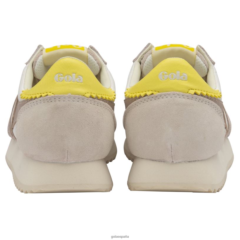 calzado V4PZL388 mujer Gola zapatillas clásicas boston '78 blanquecino/flor/protagonismo