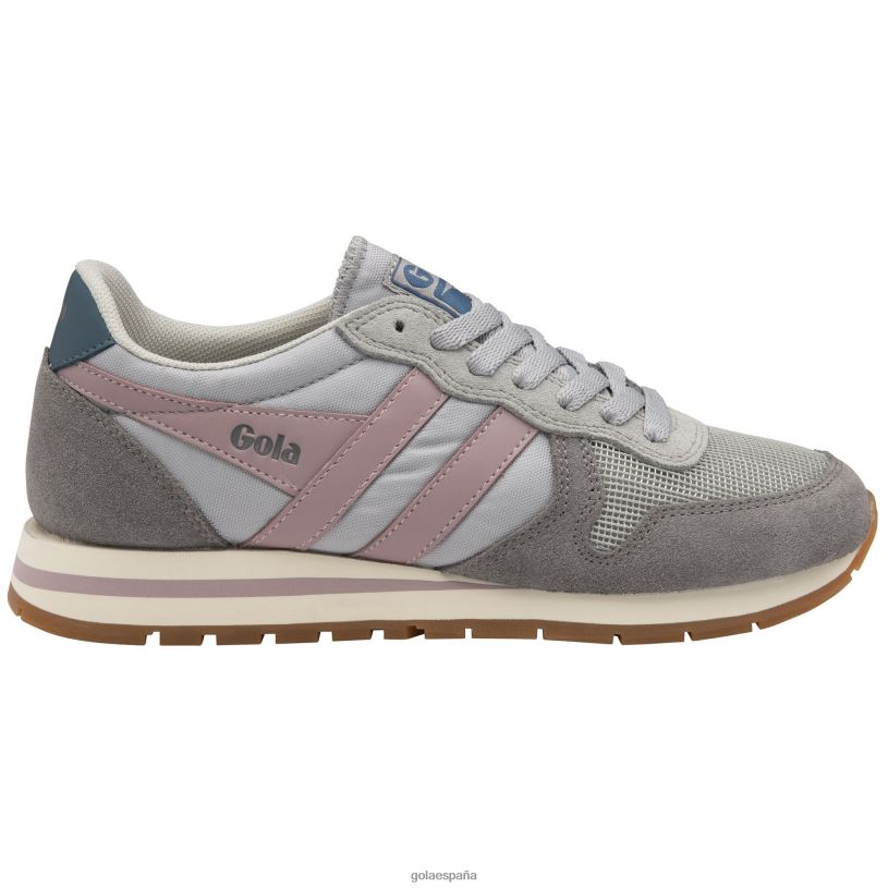 calzado V4PZL412 mujer Gola zapatillas clásicas daytona gris claro/ceniza/rosa pastel