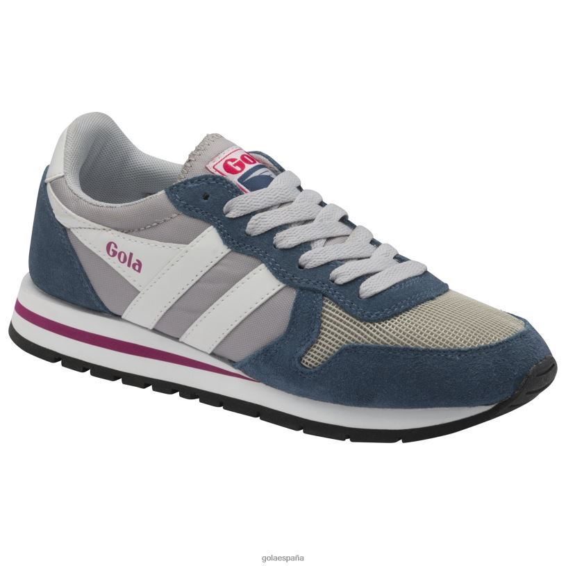 calzado V4PZL416 mujer Gola zapatillas clásicas daytona gris claro/báltico/blanco