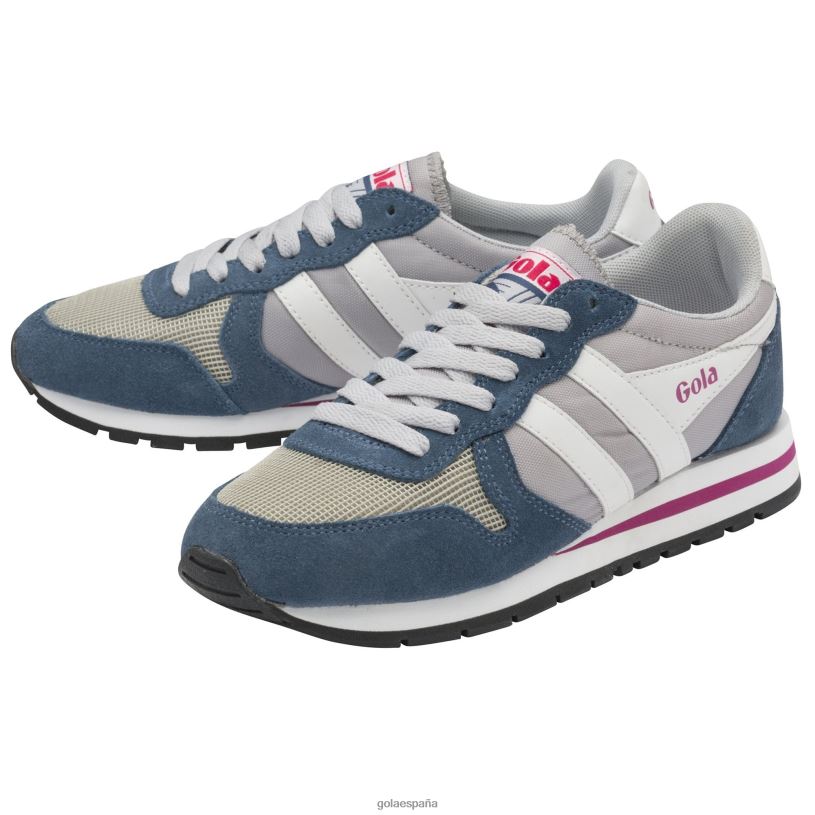 calzado V4PZL416 mujer Gola zapatillas clásicas daytona gris claro/báltico/blanco