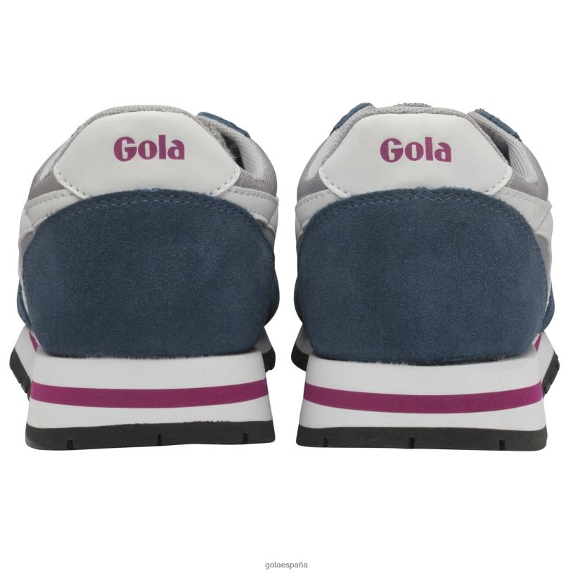 calzado V4PZL416 mujer Gola zapatillas clásicas daytona gris claro/báltico/blanco