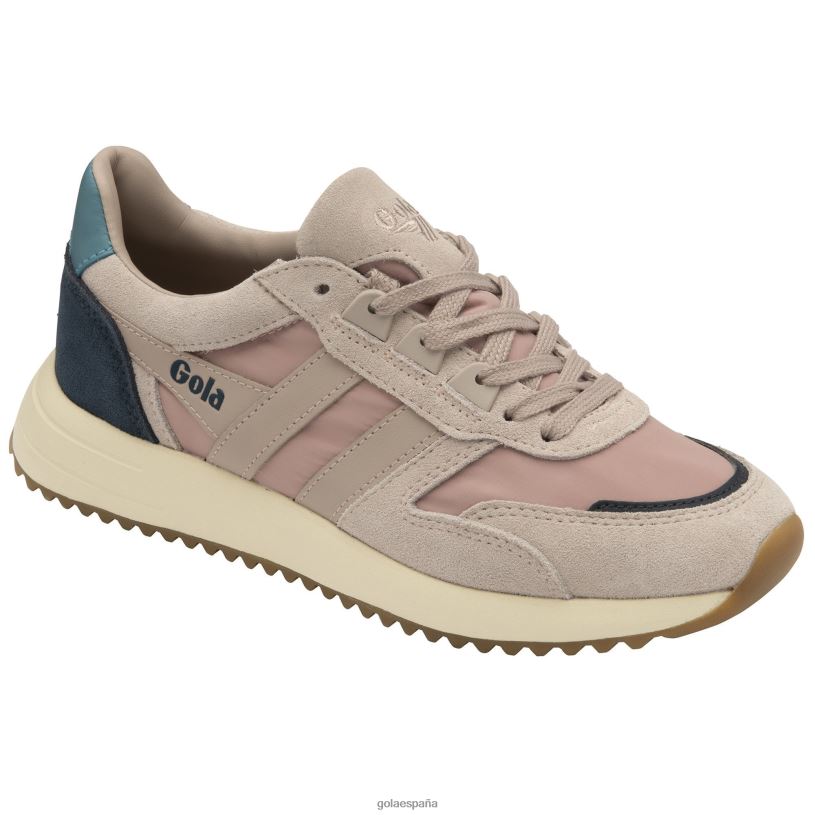 calzado V4PZL421 mujer Gola zapatillas clásicas chicago flor/océano