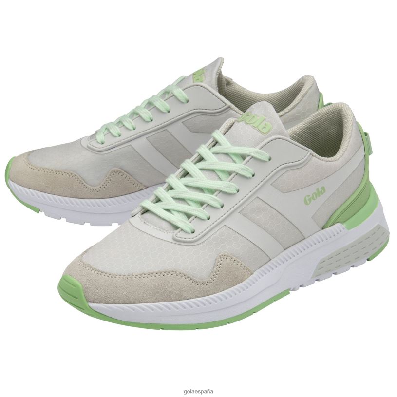 calzado V4PZL520 mujer Gola tenis atómicos de alto rendimiento blanco arcada/verde pátina