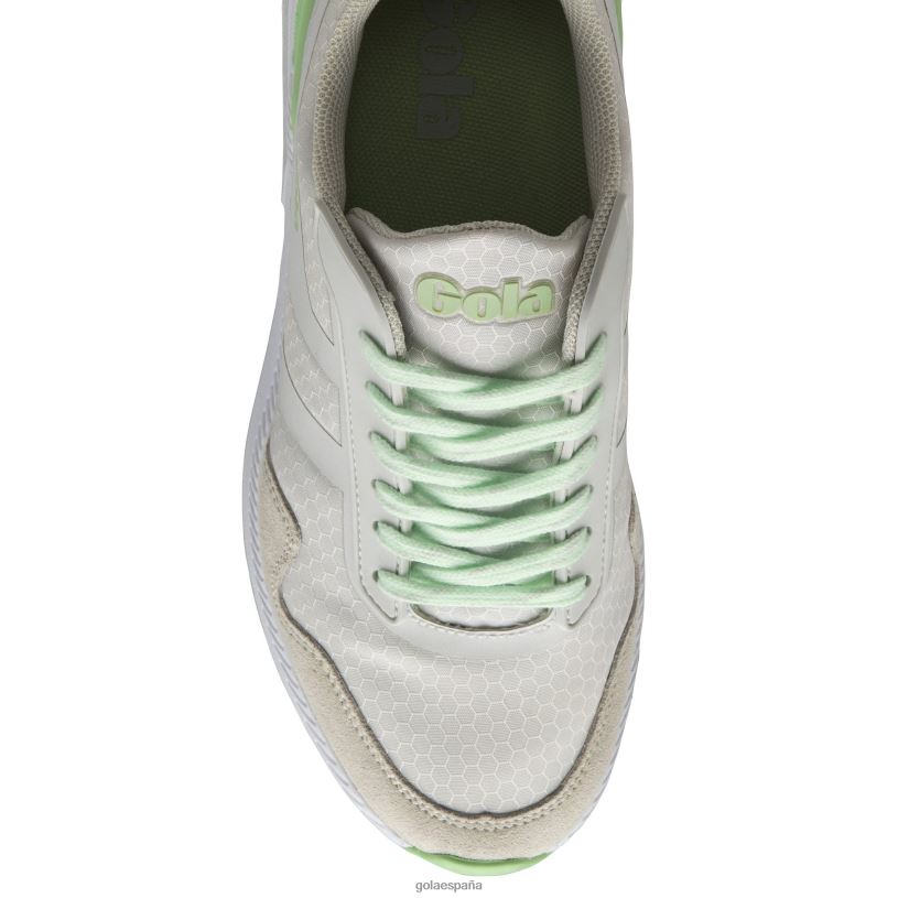 calzado V4PZL520 mujer Gola tenis atómicos de alto rendimiento blanco arcada/verde pátina