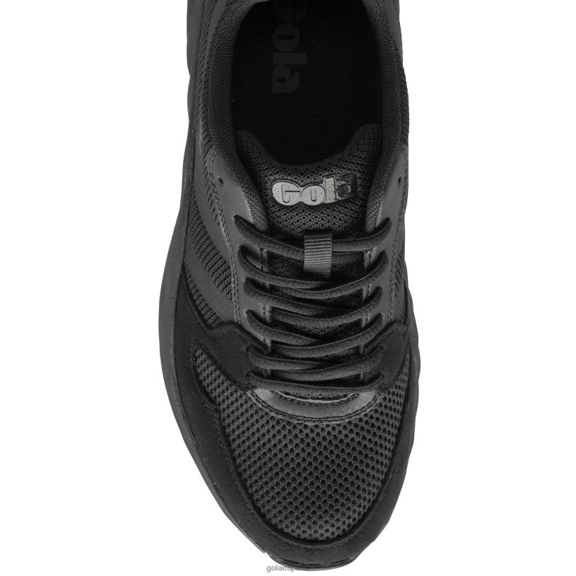 calzado V4PZL522 mujer Gola tenis lansen de alto rendimiento uniforme negro