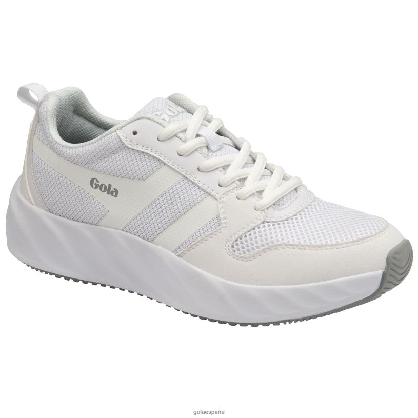 calzado V4PZL526 mujer Gola tenis lansen de alto rendimiento uniforme blanco