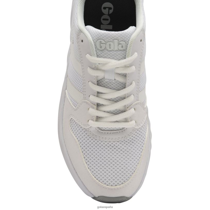 calzado V4PZL526 mujer Gola tenis lansen de alto rendimiento uniforme blanco