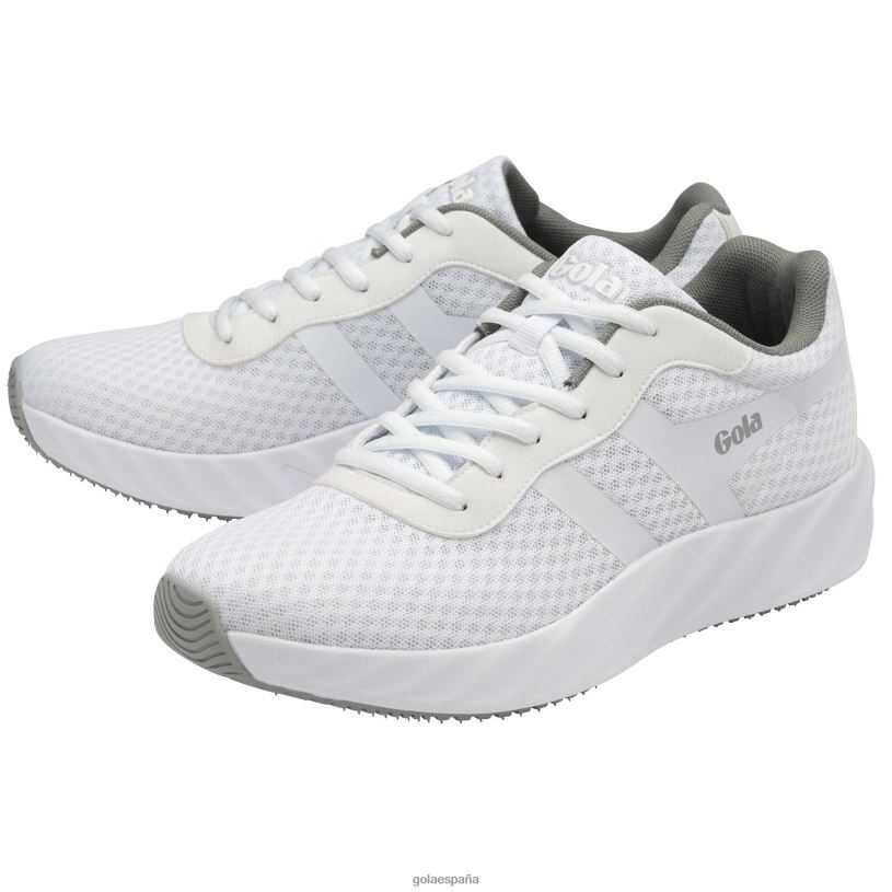 calzado V4PZL527 mujer Gola zapatillas draken de alto rendimiento gris blanco