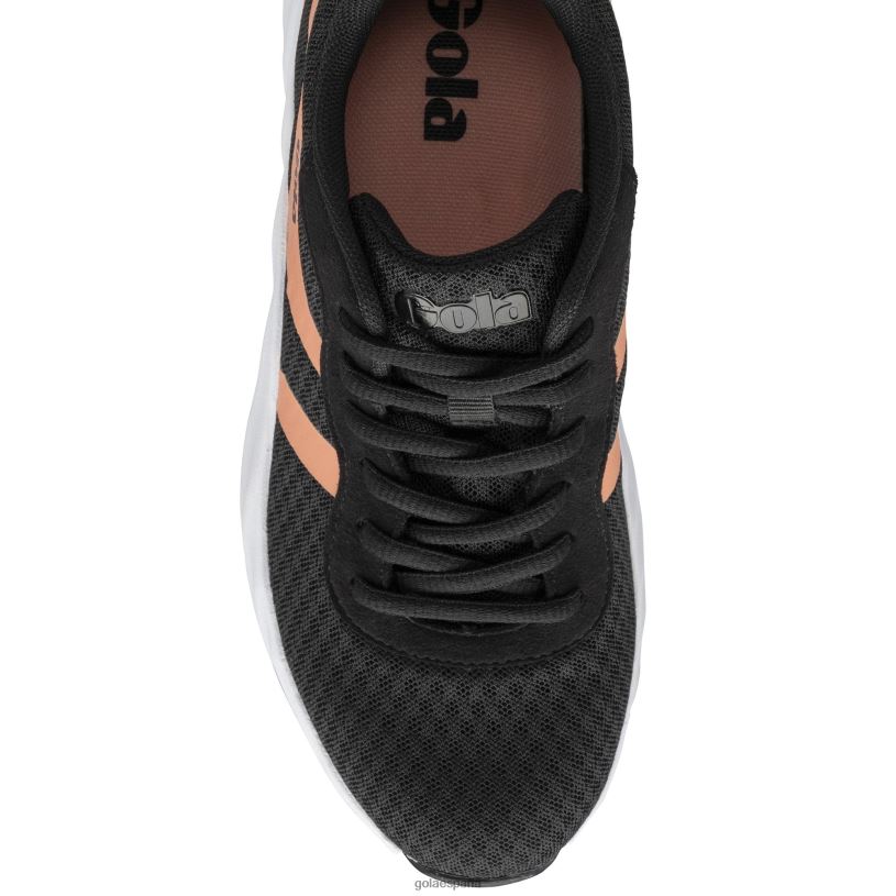 calzado V4PZL529 mujer Gola zapatillas draken de alto rendimiento negro/coral