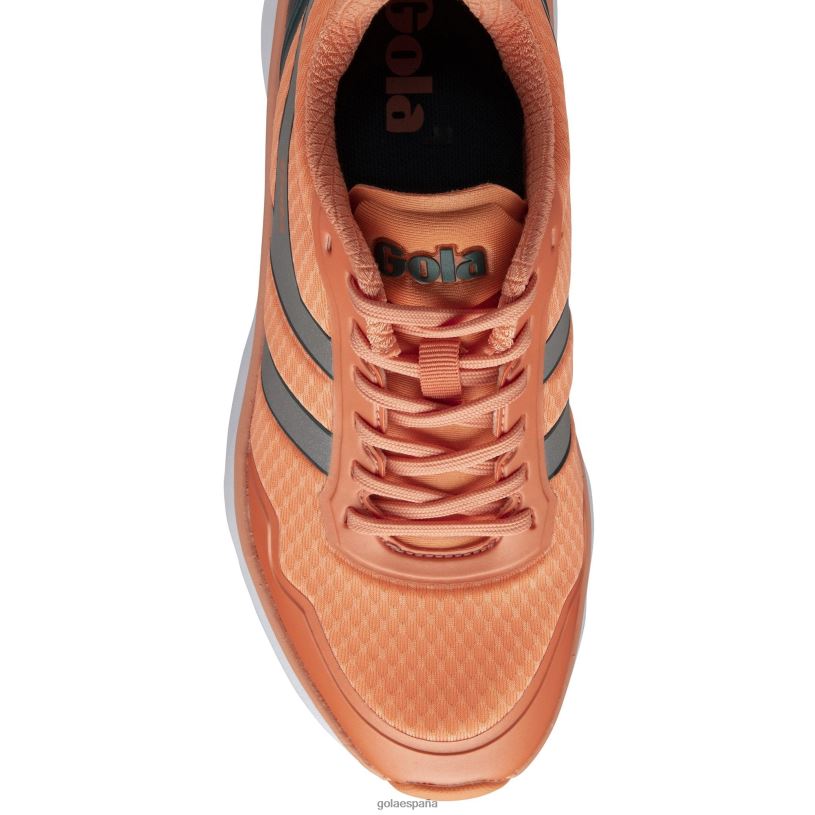 calzado V4PZL535 mujer Gola zapatillas deportivas Typhoon coral caliente/plata/báltico