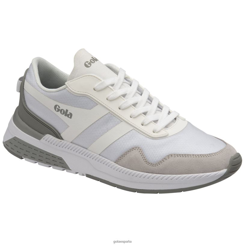 calzado V4PZL538 mujer Gola tenis atómicos de alto rendimiento gris blanco