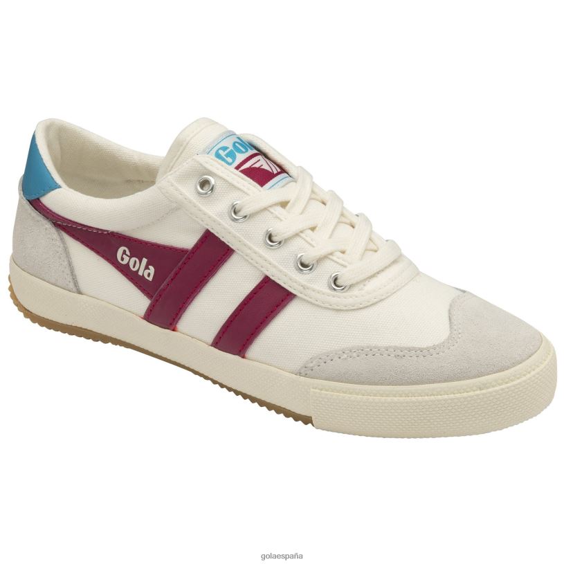 calzado V4PZL449 mujer Gola zapatillas clásicas de bádminton blanco roto/fucsia/laguna