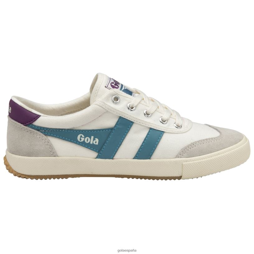 calzado V4PZL450 mujer Gola zapatillas clásicas de bádminton blanco hueso/océano/dedalera