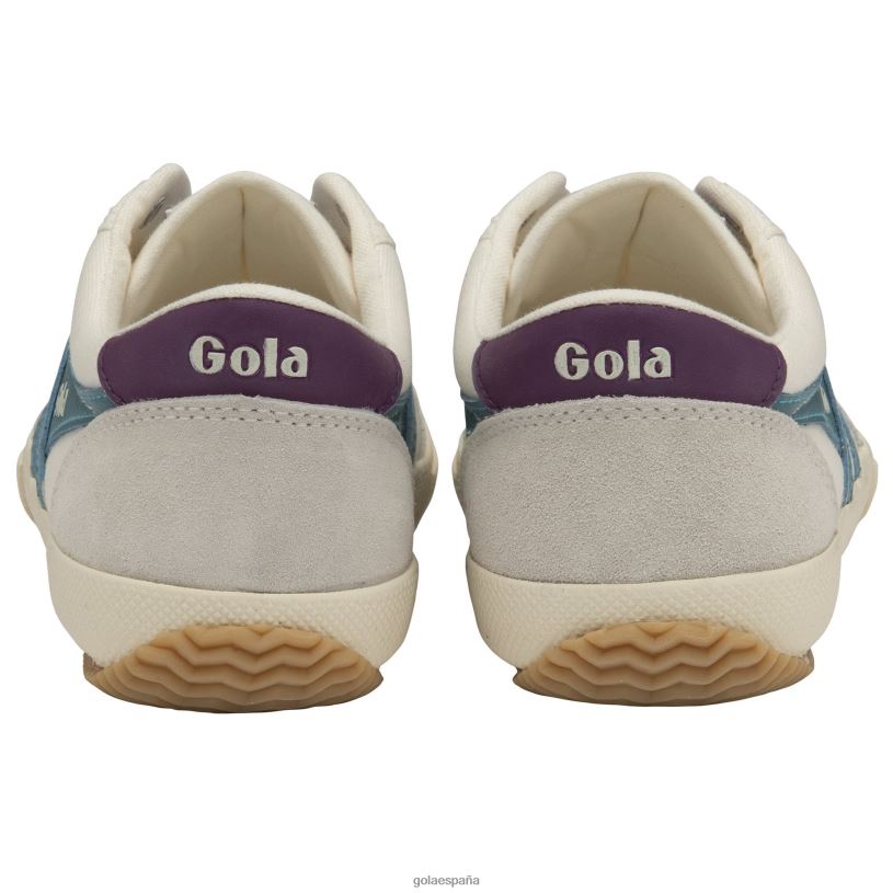 calzado V4PZL450 mujer Gola zapatillas clásicas de bádminton blanco hueso/océano/dedalera