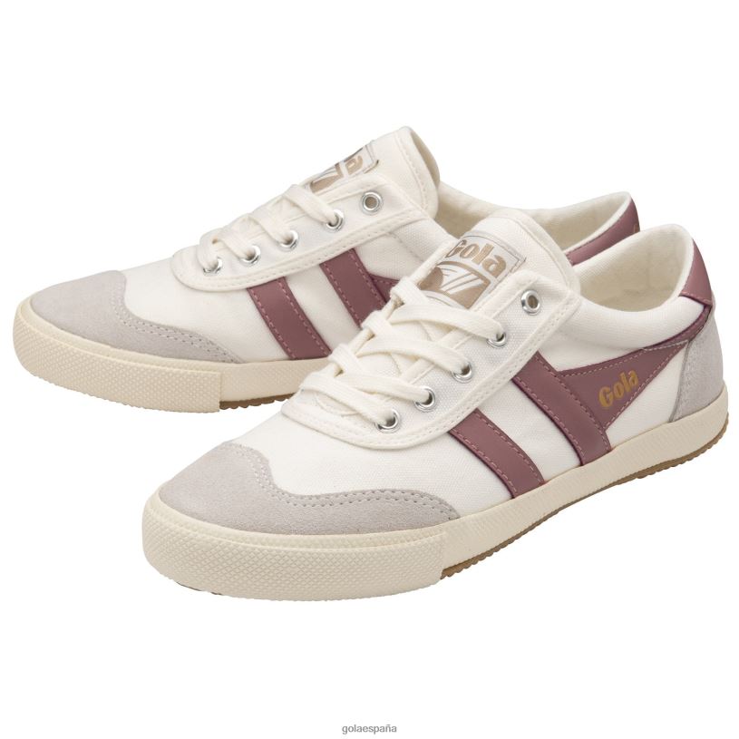 calzado V4PZL493 mujer Gola zapatillas clásicas de bádminton blanco roto/rosa empolvado