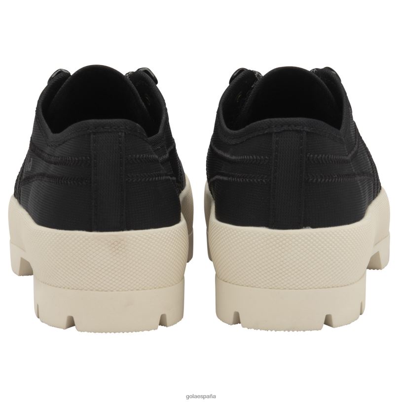 calzado V4PZL553 mujer Gola zapatillas clásicas de montaña con pico de montaña negro/blanco roto