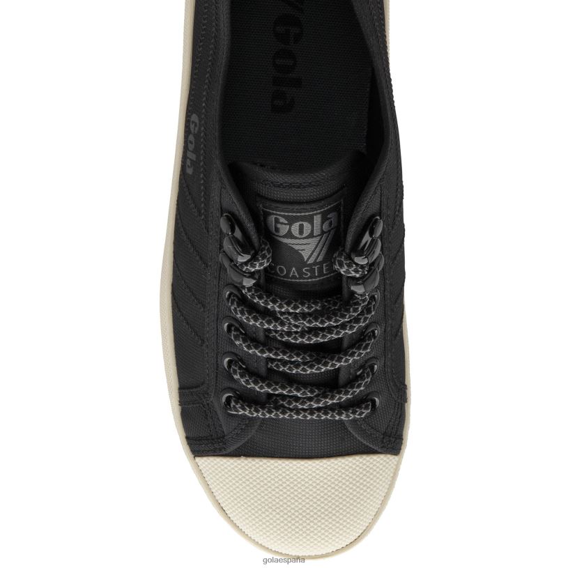 calzado V4PZL553 mujer Gola zapatillas clásicas de montaña con pico de montaña negro/blanco roto