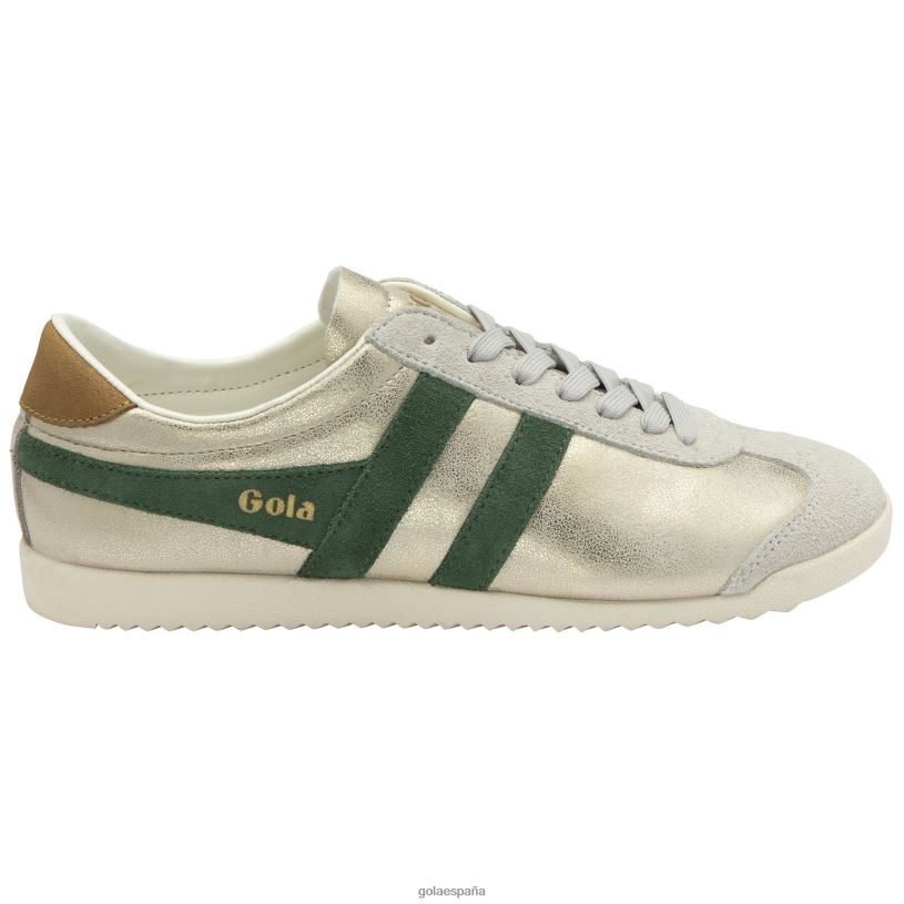 calzado V4PZL555 mujer Gola zapatillas clásicas bullet blaze oro/siempre verde/azúcar moreno
