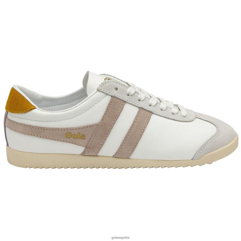calzado V4PZL559 mujer Gola zapatillas clásicas bullet pure blanco/flor/sol