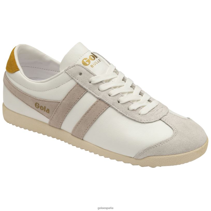 calzado V4PZL559 mujer Gola zapatillas clásicas bullet pure blanco/flor/sol