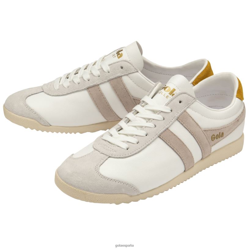 calzado V4PZL559 mujer Gola zapatillas clásicas bullet pure blanco/flor/sol
