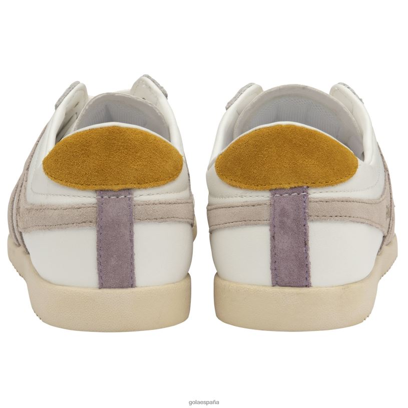 calzado V4PZL559 mujer Gola zapatillas clásicas bullet pure blanco/flor/sol