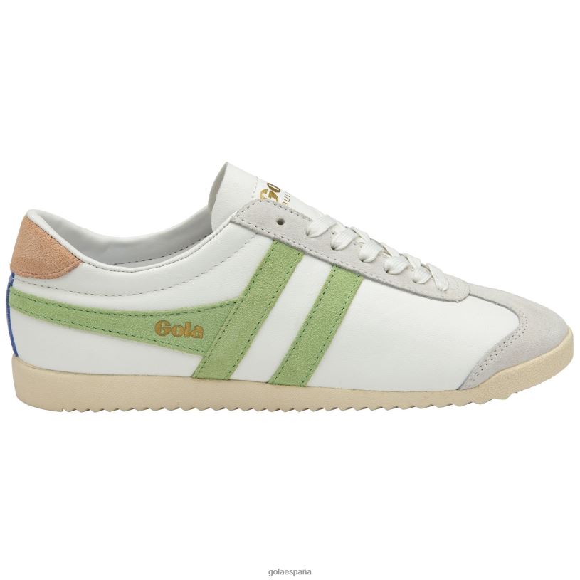 calzado V4PZL560 mujer Gola zapatillas clásicas bullet pure blanco/verde pátina/rosa perla