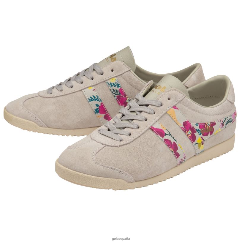 calzado V4PZL567 mujer Gola zapatillas clásicas con motivo floral blanco roto/multi