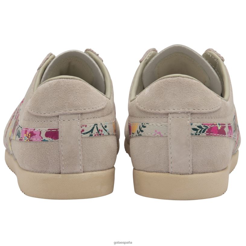 calzado V4PZL567 mujer Gola zapatillas clásicas con motivo floral blanco roto/multi