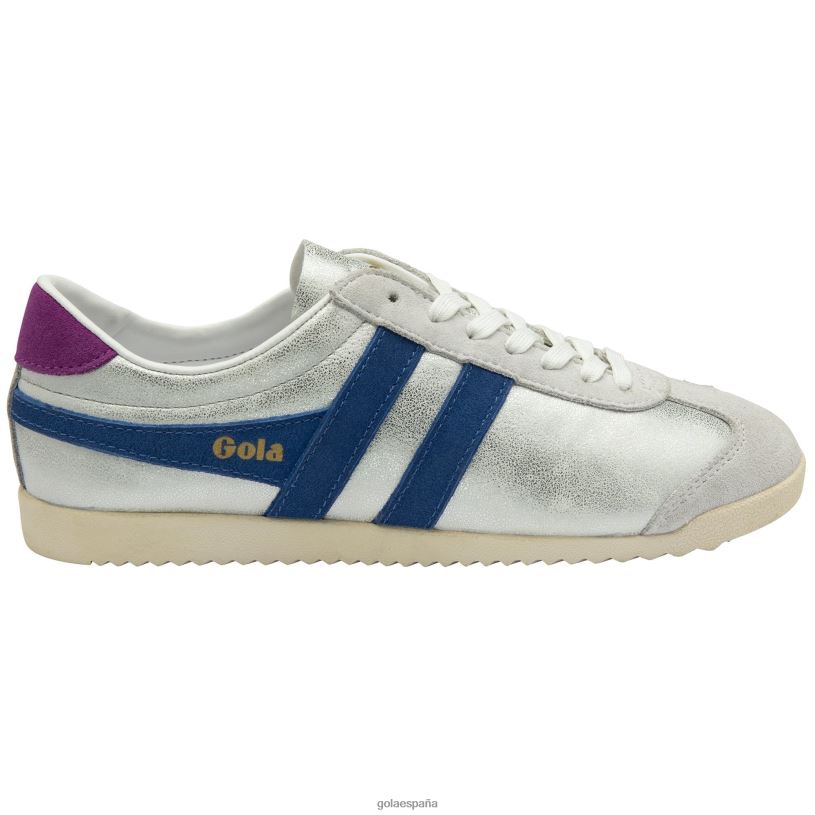 calzado V4PZL569 mujer Gola zapatillas clásicas bullet blaze blanco/zafiro/dedalera