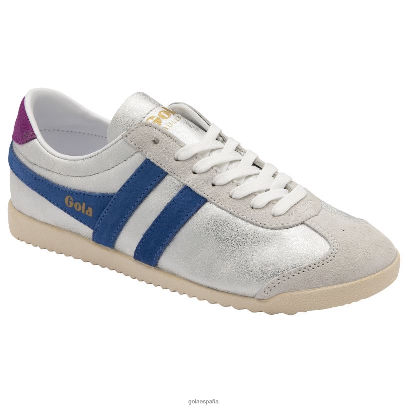 calzado V4PZL569 mujer Gola zapatillas clásicas bullet blaze blanco/zafiro/dedalera