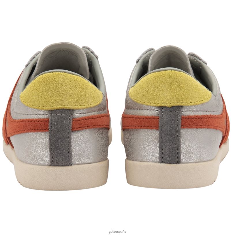 calzado V4PZL570 mujer Gola zapatillas clásicas bullet blaze plateado/coral caliente/protagonismo