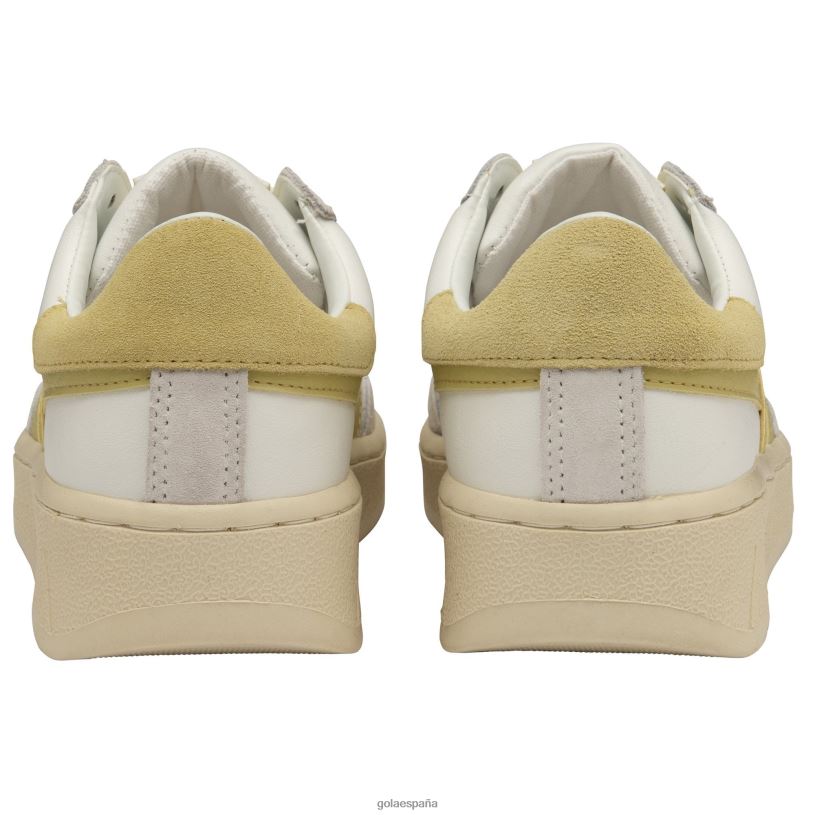 calzado V4PZL575 mujer Gola tenis clásicos dropshot blanco/limón