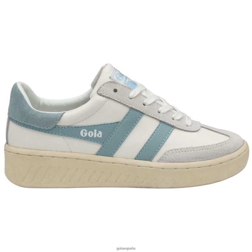 calzado V4PZL576 mujer Gola tenis clásicos dropshot blanco/azul empolvado