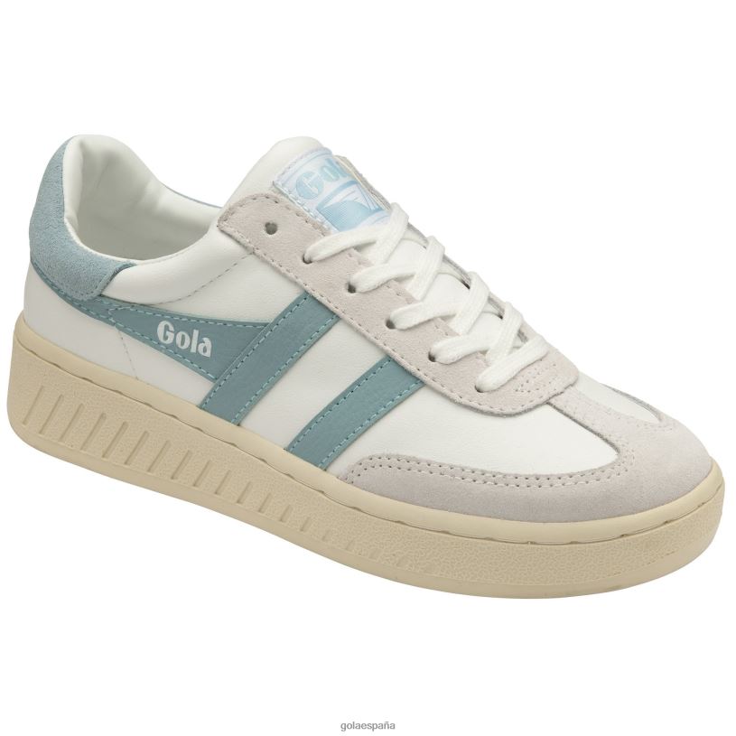 calzado V4PZL576 mujer Gola tenis clásicos dropshot blanco/azul empolvado