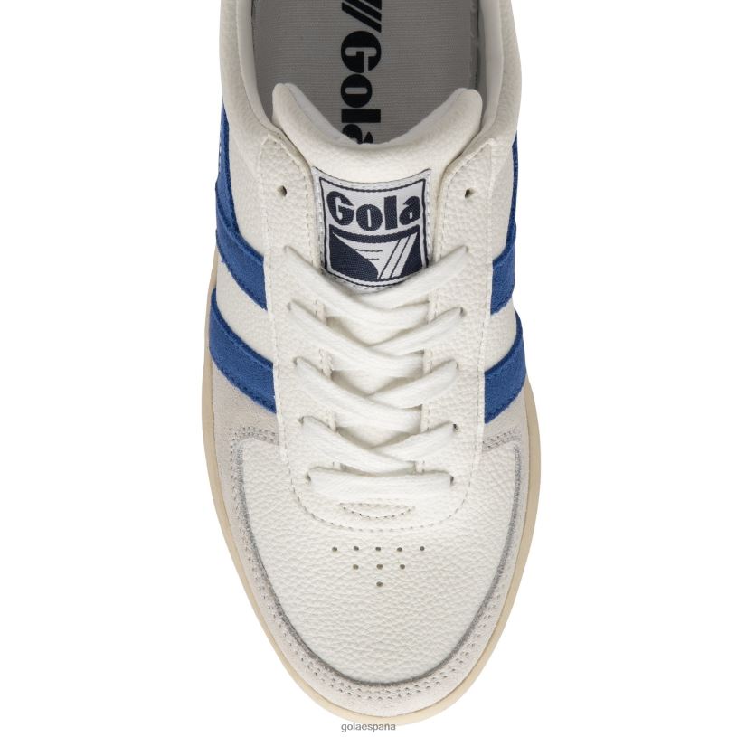 calzado V4PZL595 mujer Gola zapatillas clásicas grandslam trident 10 blanco/zafiro/azul marino