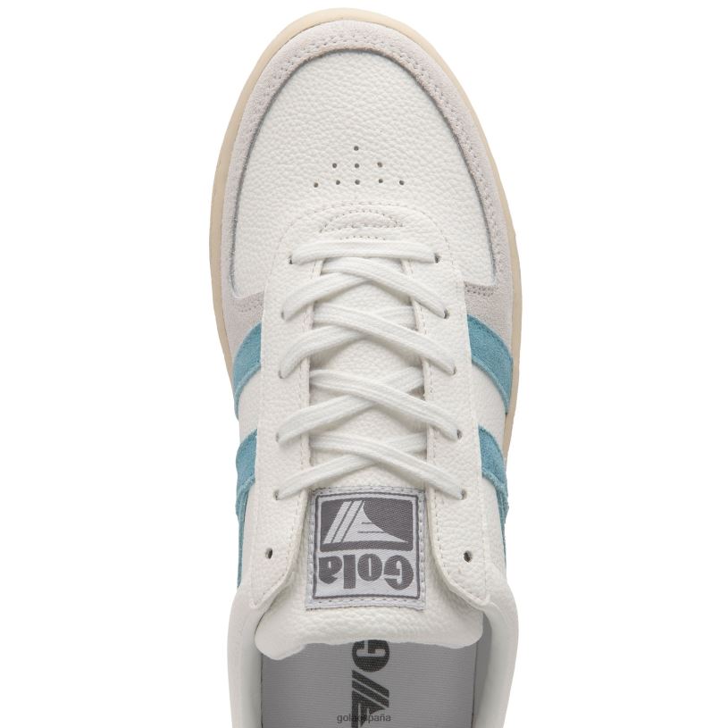 calzado V4PZL609 mujer Gola zapatillas clásicas grandslam trident 10 blanco/océano/ceniza