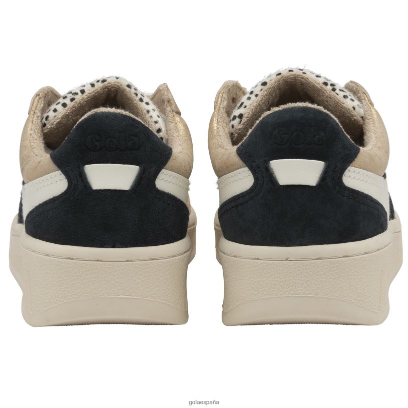 calzado V4PZL626 mujer Gola zapatillas clásicas grandslam mode oro/guepardo/multi