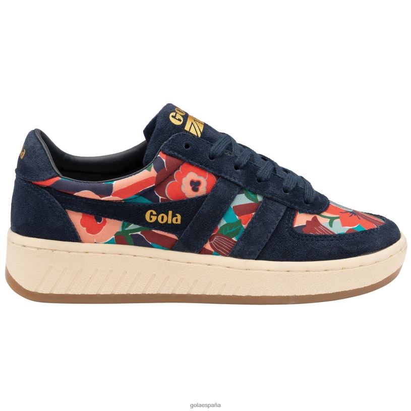 calzado V4PZL639 mujer Gola zapatillas clásicas grandslam lbty bl azul marino/multi