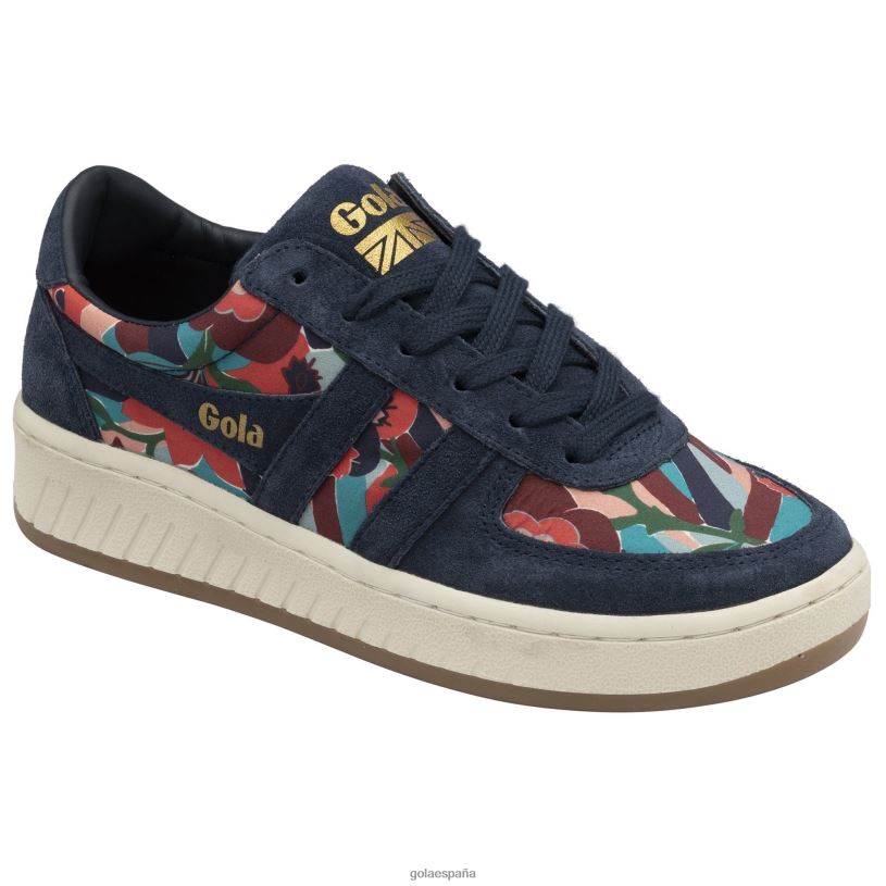 calzado V4PZL639 mujer Gola zapatillas clásicas grandslam lbty bl azul marino/multi